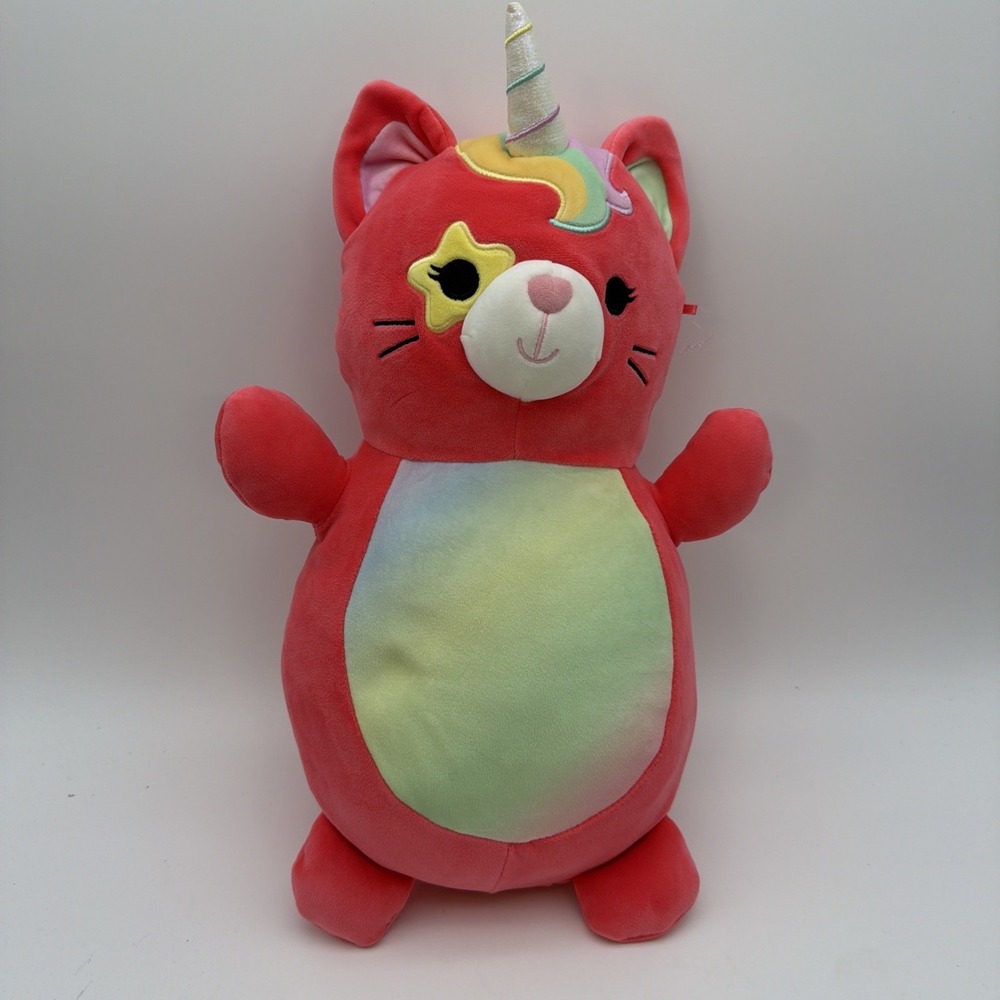 Squishmallows HugMees 14" Sienna the Star Eyed Caticorn Plush Doll Toy 2023